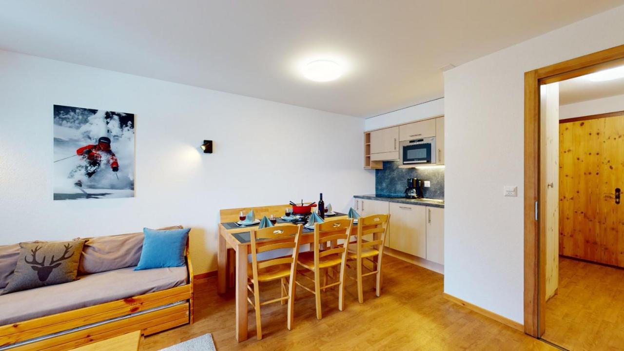 Pracondu 1 Outdoor & Fun Appartement 1 Chambre Superieur Avec Balcon By Alpvision Residences Nendaz Exteriör bild