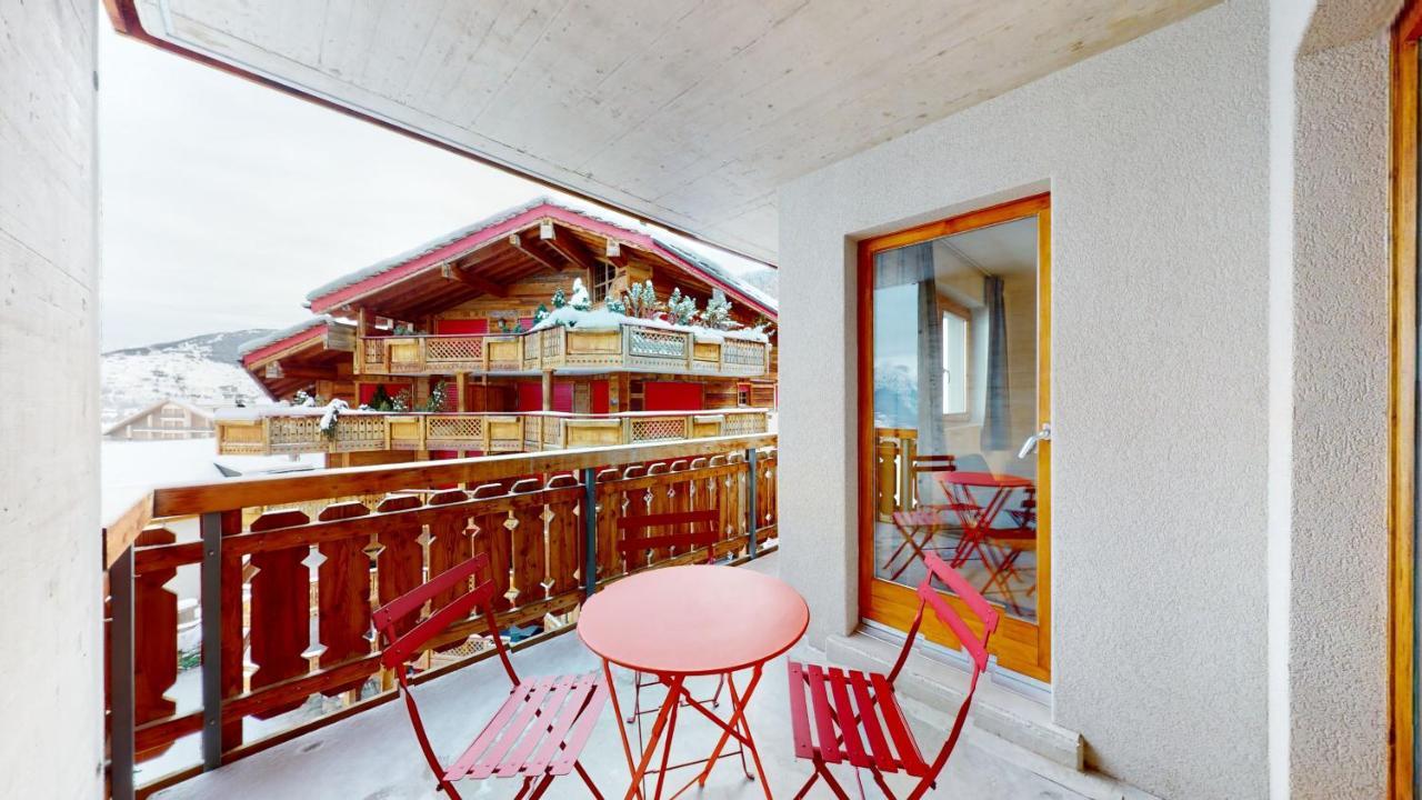 Pracondu 1 Outdoor & Fun Appartement 1 Chambre Superieur Avec Balcon By Alpvision Residences Nendaz Exteriör bild