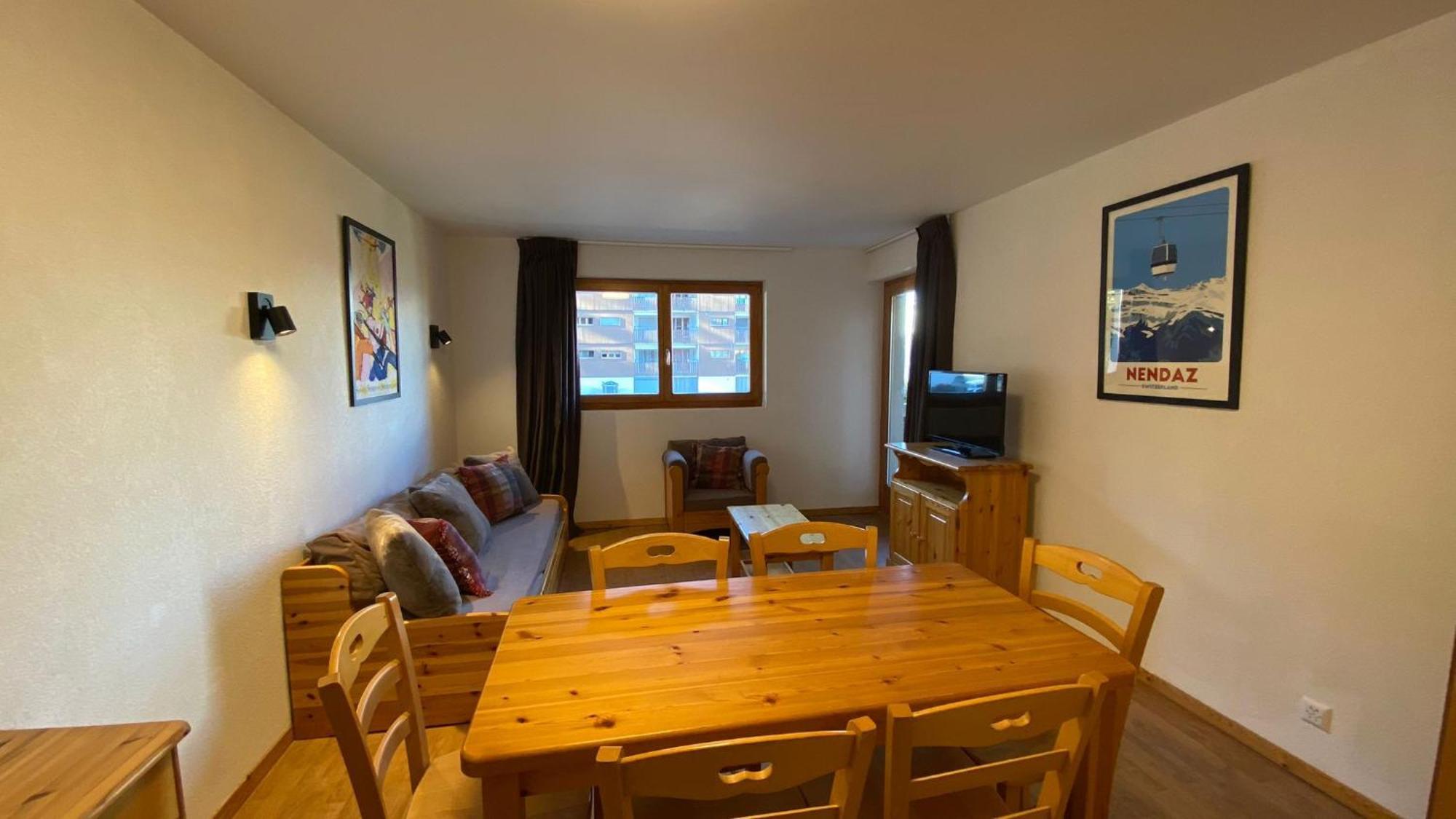 Pracondu 1 Outdoor & Fun Appartement 1 Chambre Superieur Avec Balcon By Alpvision Residences Nendaz Exteriör bild